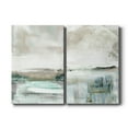 thumbnail image 1 of Summer Teal I Premium Gallery Wrapped Canvas - Ready to Hang - Set of 2 - 40 x 60 Each, 1 of 9