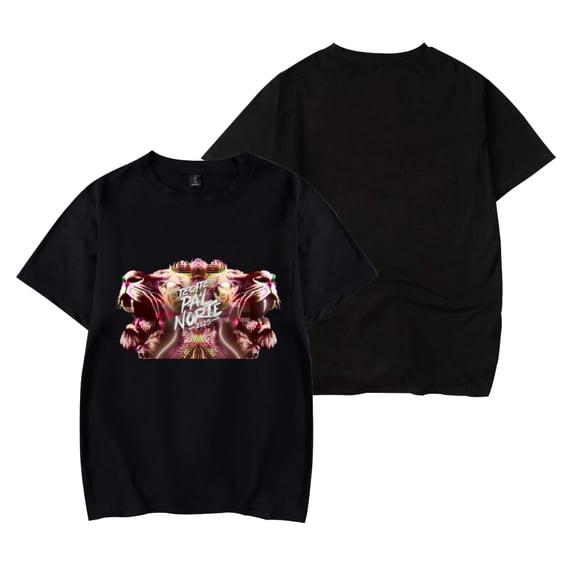 Summer Tecate Pa'l Norte 2025 Festival Short Sleeve Tops Men's and Women's Peplum Round Neck T-Shirt