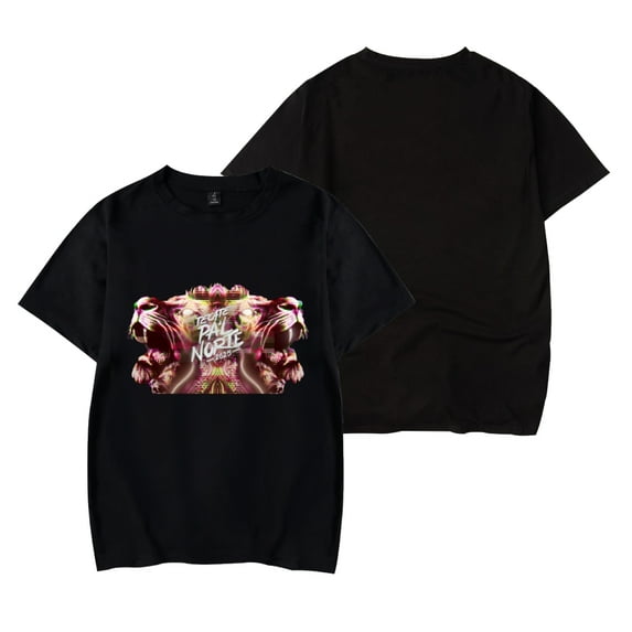 Summer Tecate Pa'l Norte 2025 Festival Short Sleeve Tops Men's and Women's Peplum Round Neck T-Shirt