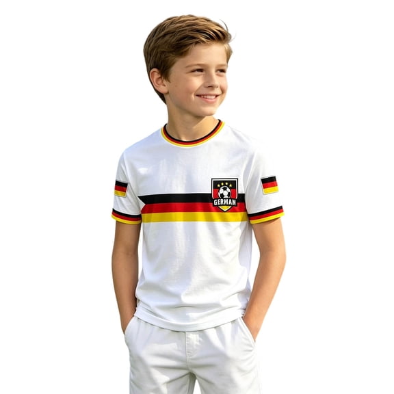 Summer Tee for Boy Fans Lightweight Athletic Training Matchday Crop Tank Tops for Kids Size 4XL