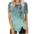 thumbnail image 1 of Summer Tees for Women 2025 Womens Blouses And Tops Casual Short Sleeve My Orders Placed Recently By Me My Account, 1 of 5
