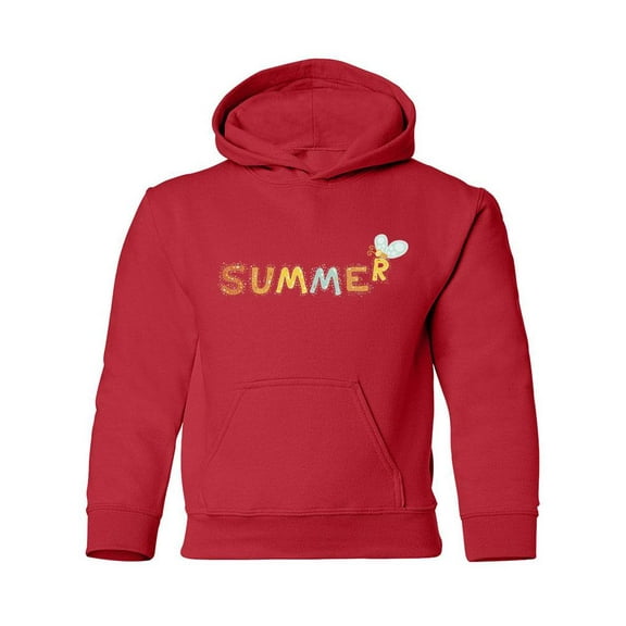 Summer Text And Butterfly Hoodie Juniors -Image by Shutterstock, Medium