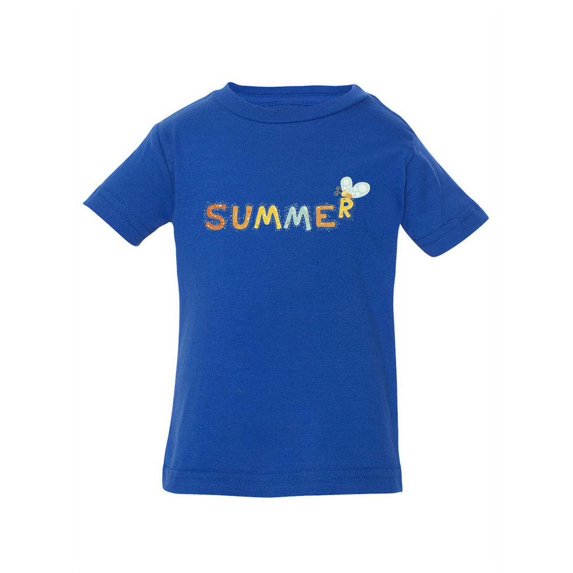 Summer Text And Butterfly T-Shirt Infant -Image by Shutterstock, 18 Months