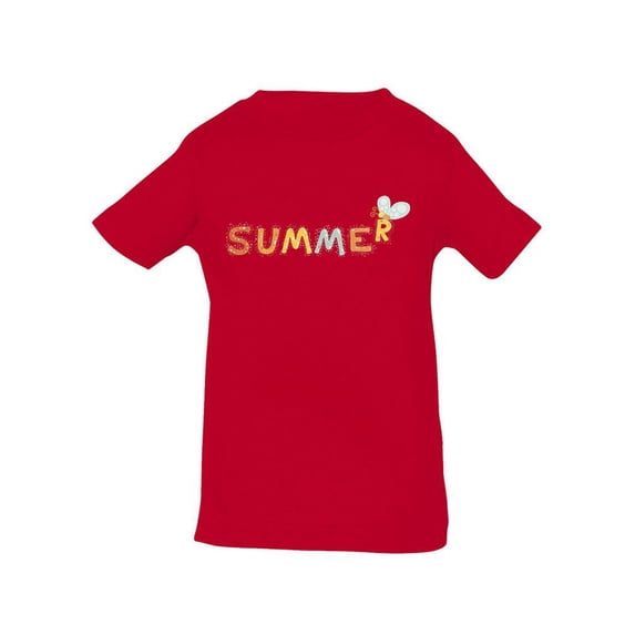 Summer Text And Butterfly T-Shirt Infant -Image by Shutterstock, 24 Months