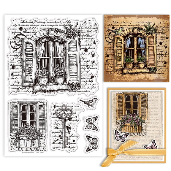 Summer Theme PVC Plastic Clear Stamps for DIY Scrapbooking Photo Album Decorative Cards Making Window 160x110mm for DIY