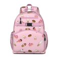 thumbnail image 1 of Summer-Themed Student Backpack with Sweet Treats and Food Pattern Design Durable School Backpack for Toddlers and Elementary Students Water-Resistant with Padded Shoulder Straps and Easy Grip Zipper, 1 of 6