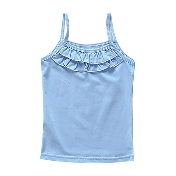 Summer Thin Baby And Children Base Children's Underwear Little Girl Sweatshirt White Girls Tops, Tees & Shirts Dark Blue 2 Years-3 Years