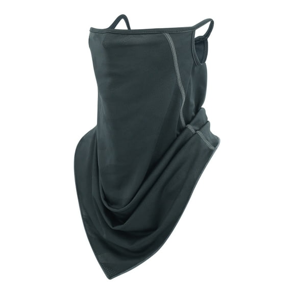 Summer Thin Cooling Face Mask Scarf Breathable Bandana Neck Gaiter with Ear Loops Sun UV Shield Neck Cover Reusable Washable
