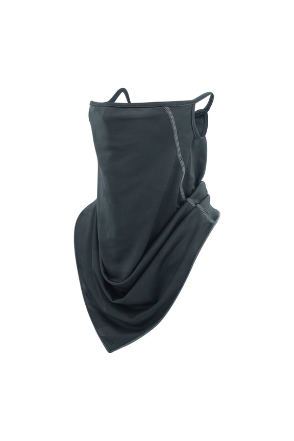 Summer Thin Cooling Face Mask Scarf Breathable Bandana Neck Gaiter with Ear Loops Sun UV Shield Neck Cover Reusable Washable