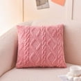 thumbnail image 1 of Summer Throw Pillows for Couch, QQZ Soft Polyester Decorative Pillows for Living Room, 15.74x15.74 Inch Colorful Home Decor Cushion for Bedroom Outdoor, Pink, 1 of 7