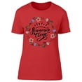 thumbnail image 1 of Summer Time   Calligraphy T-Shirt Women -Image by Shutterstock, Female x-Large, 1 of 2