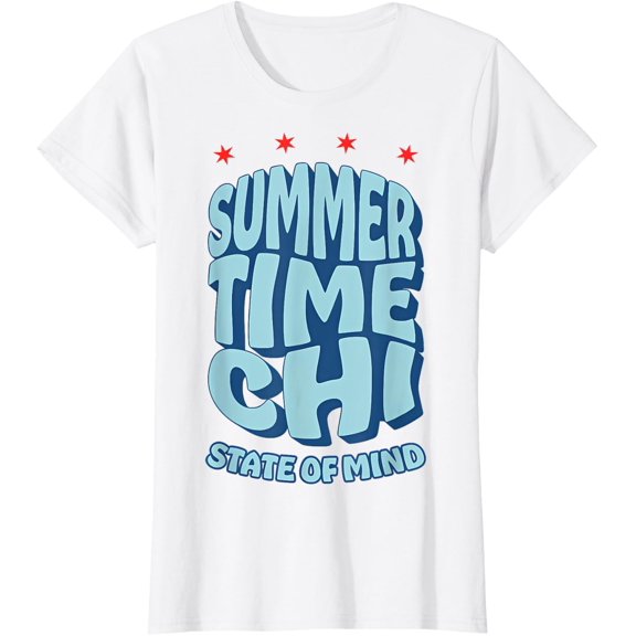 Summer Time Chi State Of Mind Funny T-Shirt