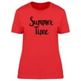 thumbnail image 1 of Summer Time Cool Caption T-Shirt Women -Image by Shutterstock, Female Large, 1 of 2