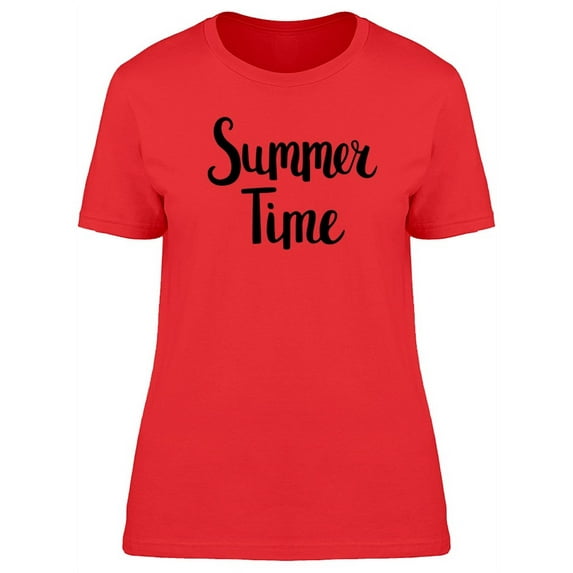 Summer Time Cool Caption T-Shirt Women -Image by Shutterstock, Female Large