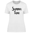thumbnail image 1 of Summer Time Cool Caption T-Shirt Women -Image by Shutterstock, Female XX-Large, 1 of 2