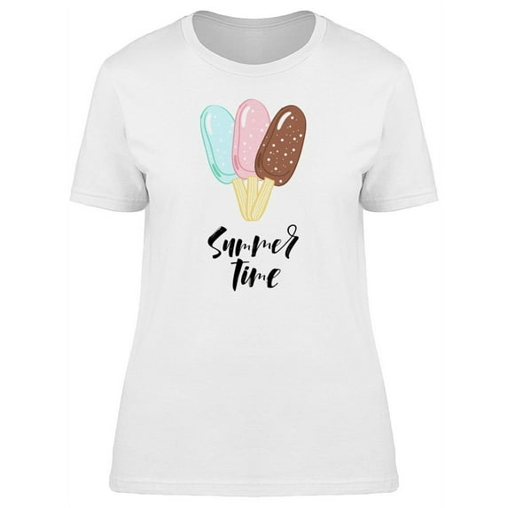 Summer Time Ice Pop T-Shirt Women -Image by Shutterstock, Female x-Large