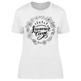 thumbnail image 1 of Summer Time Season Slogan T-Shirt Women -Image by Shutterstock, Female Small, 1 of 2