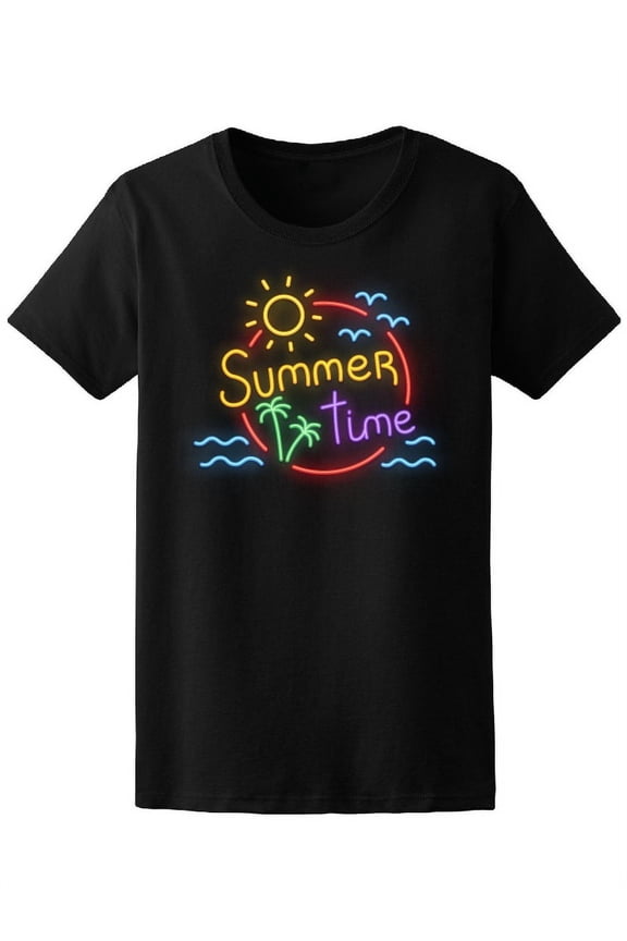 Summer Time Sharp Sign T-Shirt Women -Image by Shutterstock, Female Medium