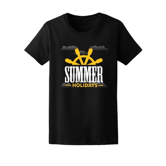 Summer Time Ship Helm T-Shirt Women -Image by Shutterstock, Female x-Large