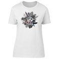 thumbnail image 1 of Summer Time Tropical Flowers B&W Tee Women's -Image by Shutterstock, 1 of 2