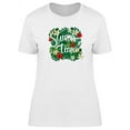 thumbnail image 1 of Summer Time Tropical Flowers Tee Women's -Image by Shutterstock, 1 of 2