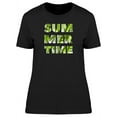 thumbnail image 1 of Summer Time Tropical Quote T-Shirt Women -Image by Shutterstock, Female Large, 1 of 2
