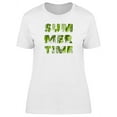 thumbnail image 1 of Summer Time Tropical Quote T-Shirt Women -Image by Shutterstock, Female Medium, 1 of 2