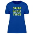 thumbnail image 1 of Summer Time Tropical Quote T-Shirt Women -Image by Shutterstock, Female XX-Large, 1 of 2