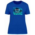 thumbnail image 1 of Summer Time Watercolor Palm Tree Tee Women's -Image by Shutterstock, 1 of 1