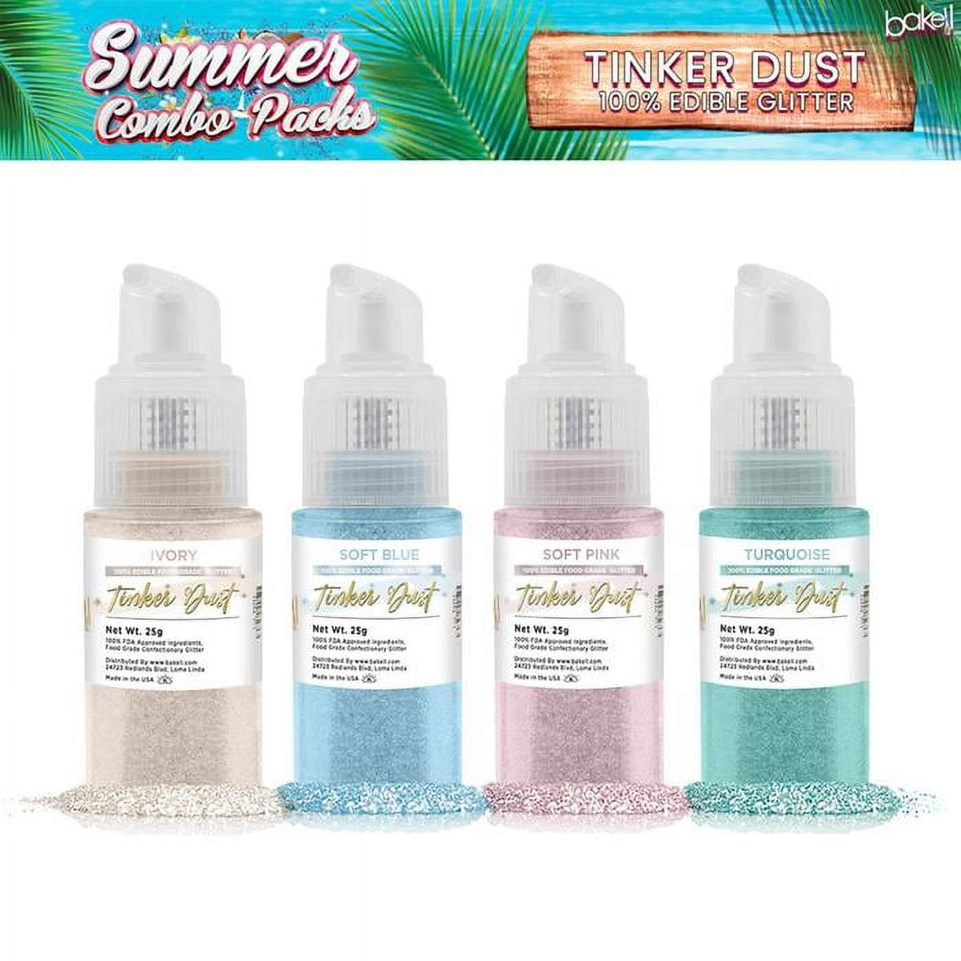Summer Beach Tinker Dust Edible Glitter Combo Pack (6 PC)