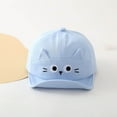 thumbnail image 1 of Summer Toddler Baseball Hat Outdoor Infant Baseball Cap Cotton Baby Boy Sun Hats 5M-18M Light Blue 5-18 Months, 1 of 5