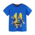 thumbnail image 1 of Summer Toddler Boys Girls Short Sleeve Cartoon Prints T Shirt Tops Clothes Size 5-6T, 1 of 6