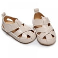 thumbnail image 1 of Summer Toddler Infants Boys Girls Hollow Summer Sandals Prewalker Soft Sole Crib Shoes, 1 of 4