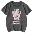 thumbnail image 1 of Summer Tops Cute Animal Prints T Shirt for Kids Girls Summer Crewneck Short Sleeve Casual Top Baby Girl Summer Clothes Grey 3 Years-4 Years, 1 of 4