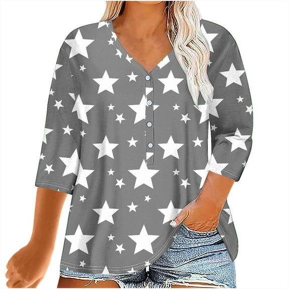 Summer Tops For Women 2025 Vacation Beach Womens Summer Tops Trendy Boho Plus Size Blouses For Women 3X Winter Cute Oversized T Shirts For Women Gym