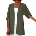 thumbnail image 1 of Summer Tops For Women Sevevn Womens Cardigan Casual Short Sleeve Open Front Tops Cardigan Loose fit, 1 of 5