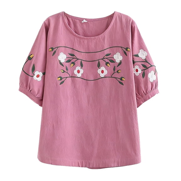 Summer Tops Fresh Small Print Comfort Stylish Spring Summer Shirt
