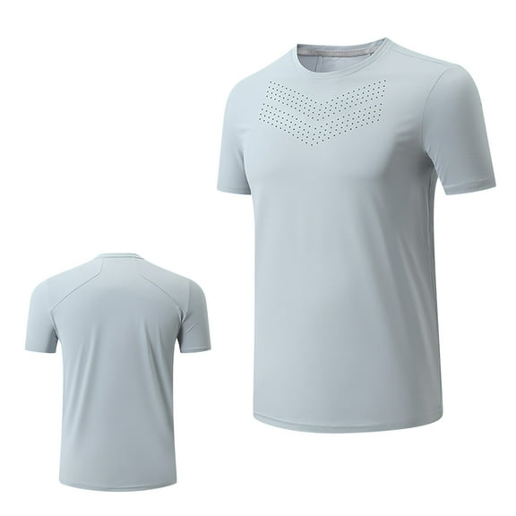 Summer Tops for Men 2025, Black Summer Tops Y2K White Blouse for Men Dressy Elegant Red Shirts for Men Trendy Basic Tees Fitted V Neck Crew Neck Tops Grey