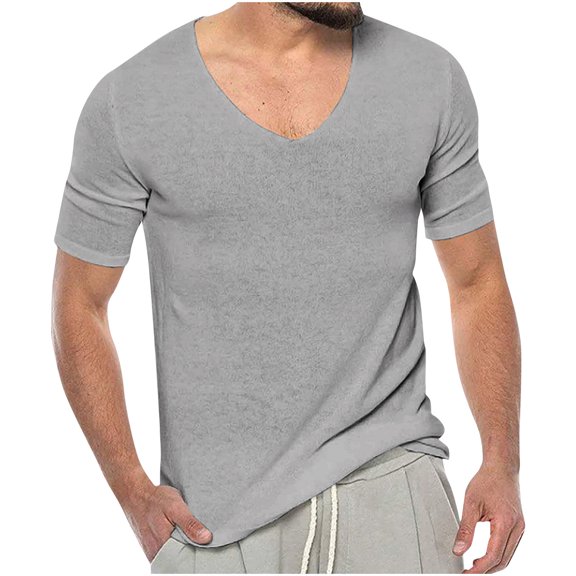 Summer Tops for Men 2025, Men Fashion Tops Summer Blouses for Men Business Cute Shirts Trendy Going Out Plus Size Men Workout Tops Loose Fit Short Sleeve Tunic Tops for Men 2025
