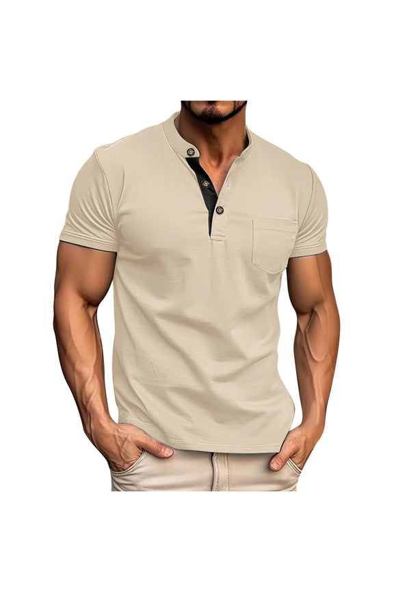 Summer Tops for Men 2025, Men Short Sleeve Tops Plus Size Mens Blouses And Tops Shirts for Men Trendy Dressy Casual Summer Clothes Outfits Men Over 50 Try Before You Buy