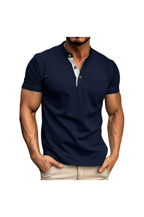 Summer Tops for Men 2025, Mens Summer Tops Casual Boho Mens Blouses Dressy Casual Plus Size Red Shirts for Men Crop Basic Fitted Tees Set Generic Mens Tops