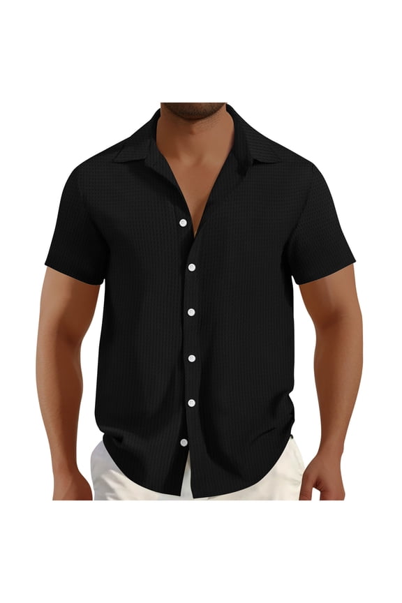 Summer Tops for Men 2025, Mens Summer Tops V Neck Men Blouses for Work Casual Grey Shirts for Men Dressy Golf Tees for Men Semi Formal Shirts Yellow