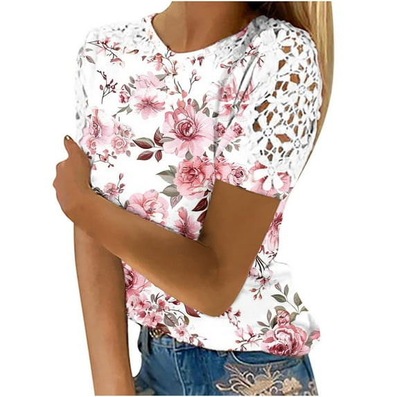 Summer Tops for Women 2026 Trendy, 3/4 Sleeve T Shirts Loose Cotton Novelty Golf Tees for Women Cute Crop Tops for Women Previous