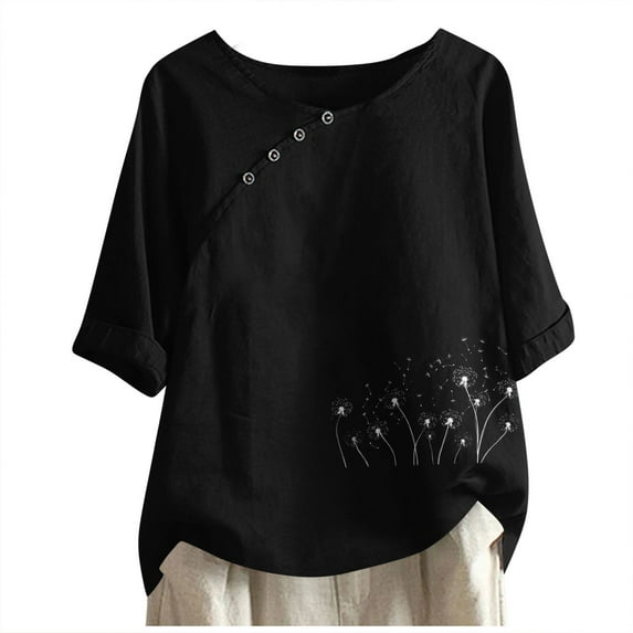 Summer Tops for Women 2025 Trendy, Dressy Blouses for Women Work Professional My Orders Placed White Summer Tops for Women Dressy Solid Color Tshirts my orders