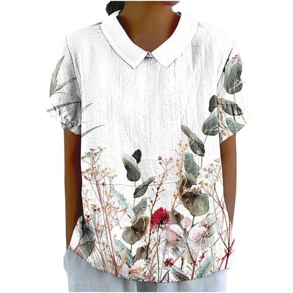 Summer Tops for Women 2026 Trendy, Ladies Tops And Blouses For Work Short Sleeve Button Up Shirts for Women Cropped Black Summer Tops for Women 2026 Warehouse Today Shipping