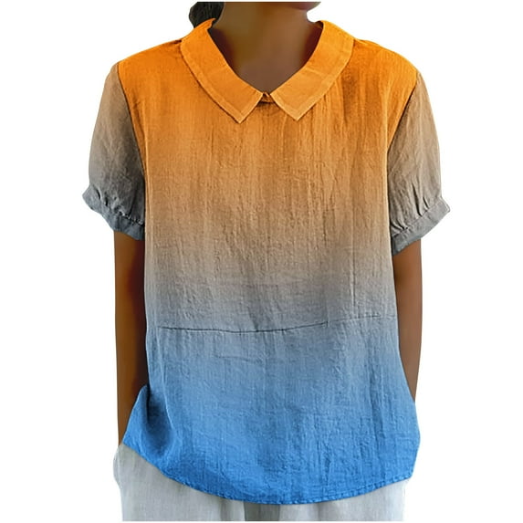 Summer Tops for Women 2025 Trendy, Plus Size Shirts for Women Fashion Workout Shirts Women Crop Cute Crop Tops for Women Trendy Generic Womens Tops Hide Belly my orders
