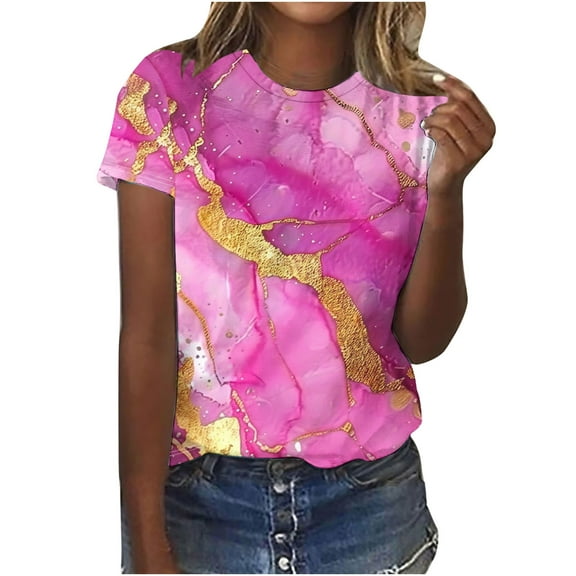 Summer Tops for Women 2025 Trendy, Plus Size Womens Shirts Generic Womens Tops Hide Belly Summer Tops With Short Sleeves for Women Over 50 Semi Formal Shirts Yellow my orders