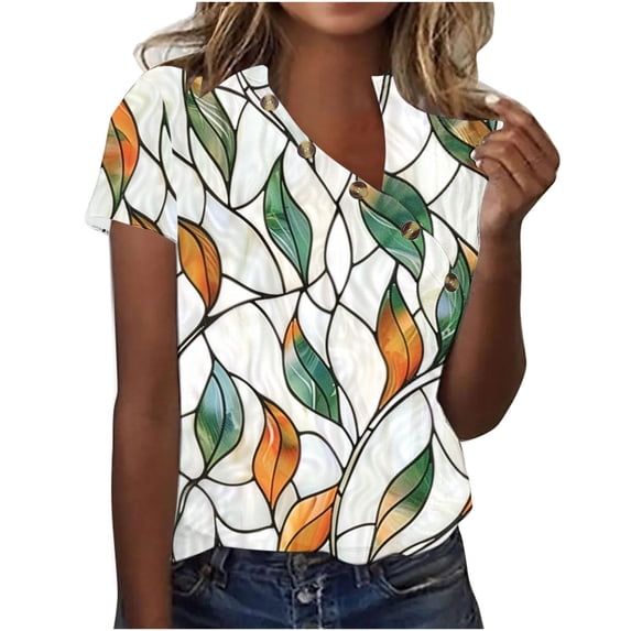 Summer Tops for Women 2026 Trendy, Red Shirts for Women Trendy Summer Clothes for Women 2026 Vacation Trendy Womens Tops Dressy Casual Short Sleeve Summer Shirts for Teens Modest
