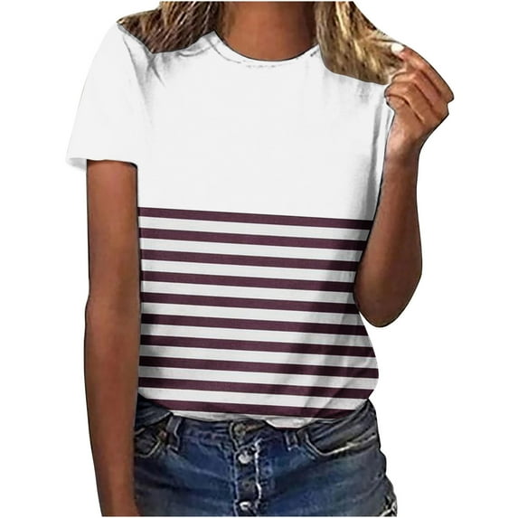 Summer Tops for Women 2025 Trendy, Shirts for Women Plus Size Slim Fit Graphic Tees Summer Tops for Women 2025 Trendy Fitted Short Sleeve Button Up Shirts for Women Print my orders