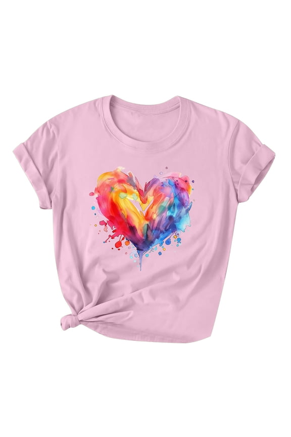 Summer Tops for Women 2026 Trendy, Women Blouses and Tops Fashion Plus Size Letter Print Tee Linen Crop Tops for Women Summer Summer Shirts for Teens Modest